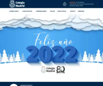 Colegiomadrid.edu.mx(Website Colegio Madrid) Screenshot