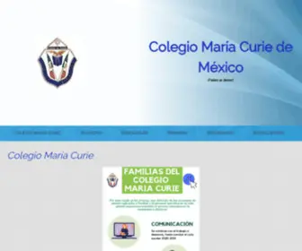 Colegiomariacurie.com.mx(Colegio María Curie de México ¡Fieles al deber) Screenshot