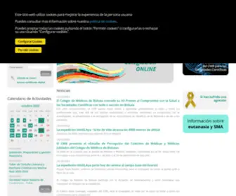 Colegiomedicosbizkaia.com(Colegiomedicosbizkaia) Screenshot