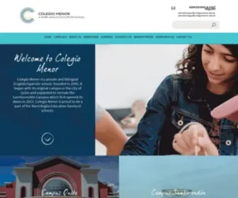 Colegiomenor.edu.ec(Colegio Menor San Francisco de Quito) Screenshot