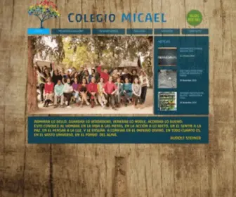 Colegiomicael.cl(Colegio de Pedagogía Waldorf) Screenshot