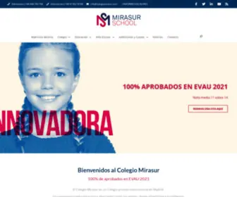 Colegiomirasur.com(Centro Privado Internacional Madrid) Screenshot