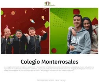 Colegiomonterrosales.edu.co(Colegio Monterrosales) Screenshot