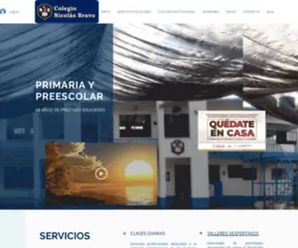 Colegionicolasbravo.com(Colegio Nicolás Bravo) Screenshot