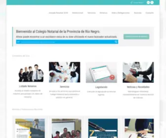 Colegionotarialrn.org(Colegio Notarial Río Negro) Screenshot