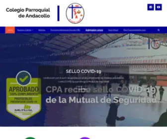 Colegioparroquialandacollo.cl(Colegio Parroquial de Andacollo) Screenshot