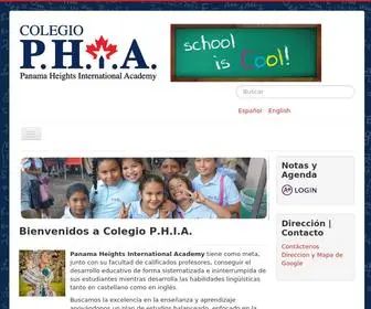 Colegiophia.com(Bienvenidos a Colegio P.H.I.A) Screenshot
