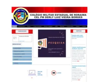 Colegiopmrr.com.br(Colégio Militar de Roraima) Screenshot