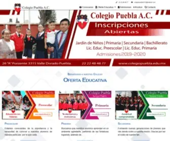 Colegiopuebla.edu.mx(Colegio Puebla A.C) Screenshot