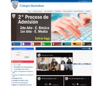 Colegioquimahue.cl(COLEGIO) Screenshot