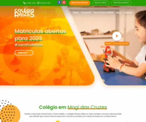 Colegioraizes.com.br(Colegioraizes) Screenshot