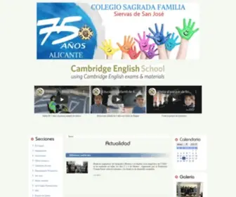 Colegiosagradafamiliaalicante.com(Colegio Sagrada Familia) Screenshot