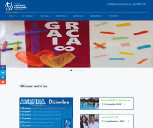 Colegiosagradoscorazonestorrelavega.com(Colegio Sagrados Corazones de Torrelavega) Screenshot