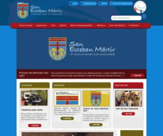 Colegiosanestebanmartir.cl(Colegiosanestebanmartir) Screenshot