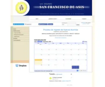 Colegiosanfrancisco.com(Colegio) Screenshot