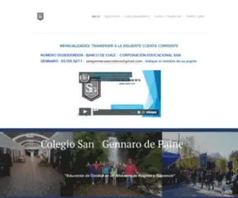 Colegiosangennaro.com(MENSUALIDADES) Screenshot