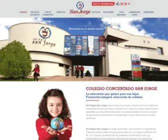 Colegiosanjorge.es(Colegio Concertado en Murcia) Screenshot