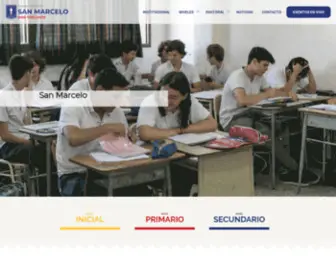 Colegiosanmarcelo.com.ar(Don Torcuato) Screenshot