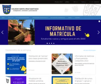 Colegiosantacruzsantiago.cl(Colegio Santa Cruz Santiago) Screenshot