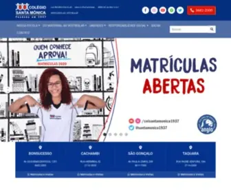 Colegiosantamonica.com.br(Colégio) Screenshot