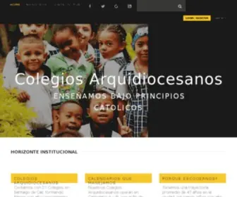 Colegiosarquidiocesanos.edu.co(Fundaciones) Screenshot