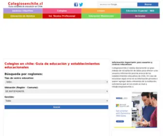 Colegiosenchile.cl(Colegios en Chile) Screenshot