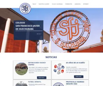 Colegiosfjh.cl(Colegio San Francisco Javier de Huechuraba) Screenshot