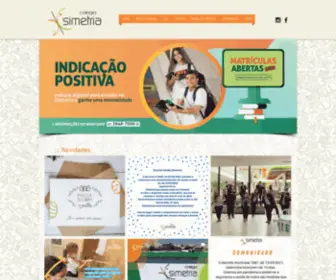 Colegiosimetria.com.br(Colégio Simetria) Screenshot