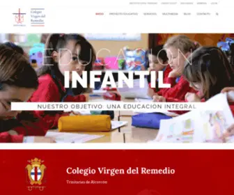 Colegiotrinitarias.com(Colegio Virgen del Remedio) Screenshot