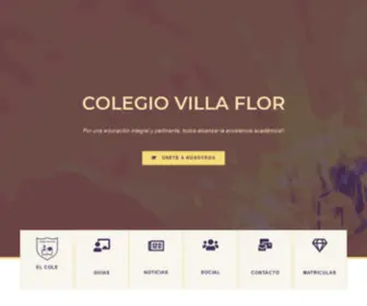 Colegiovillaflor.com(Pagina escolar) Screenshot