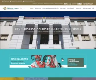 Colegiovirgendelcarmen.com(CÓRDOBA) Screenshot