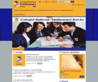 Colegiulferdinand.ro(Colegiul Ferdinand) Screenshot