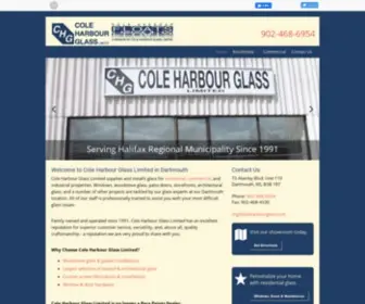 Coleharbourglass.com(Cole Harbour Glass Limited) Screenshot