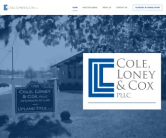 Coleloney.com(Cole, Loney & Cox) Screenshot