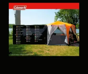 Coleman.eu(High-quality Camping Gear &amp; Outdoor Equipment) Screenshot
