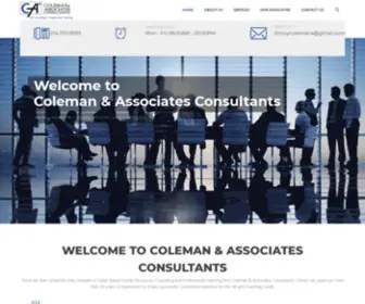 Colemanandassociatesconsultants.com(Coleman) Screenshot