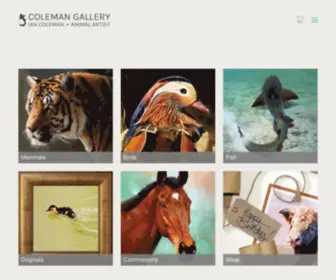 Colemangallery.com(Herefordshire & Wildlife Artist) Screenshot