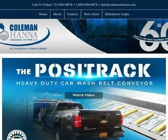 Colemanhanna.com(Quality Car Wash Equipment for Over 60 Years) Screenshot