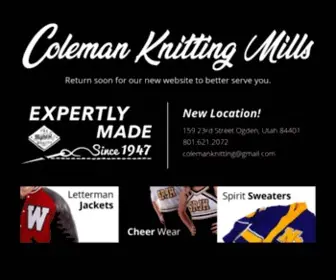 Colemanknittingmills.com(Coleman Knitting Mills) Screenshot