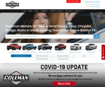 Colemanmotors.com(Coleman Motors) Screenshot