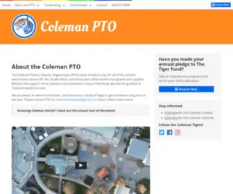 Colemanpto.com(Coleman PTO) Screenshot