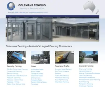 Colemansfencing.com.au(Colemans Fencing) Screenshot