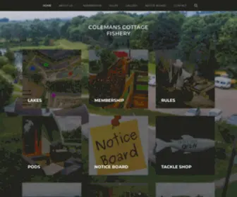 Colemansfisheries.co.uk(Colemans Cottage Fishery) Screenshot