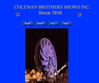 Colemanshows.com(Coleman Shows) Screenshot