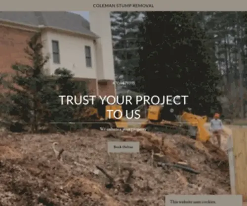 Colemanstumpsatl.com(Coleman Stump Removal) Screenshot