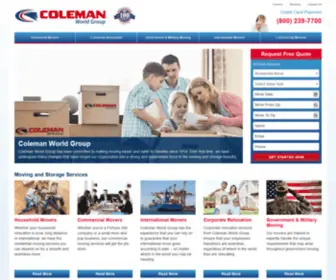 Colemanwg.com(Coleman World Group) Screenshot