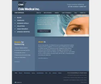 Colemedical.com(Cole Medical) Screenshot