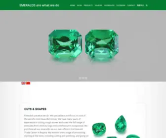Colemerald.com(Enter the green) Screenshot