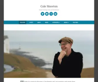 Colemoreton.com(Cole Moreton) Screenshot