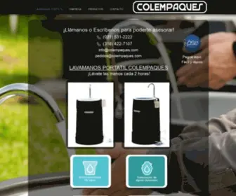 Colempaques.com(Canecas plásticas) Screenshot